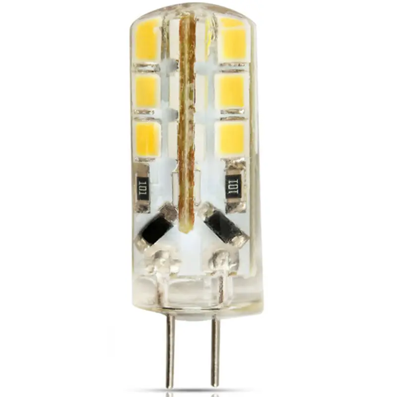 1 упаковка G4 лампы 24 SMD 2835 супер яркий светодиодный светильник AC/DC 12V 6W лампа