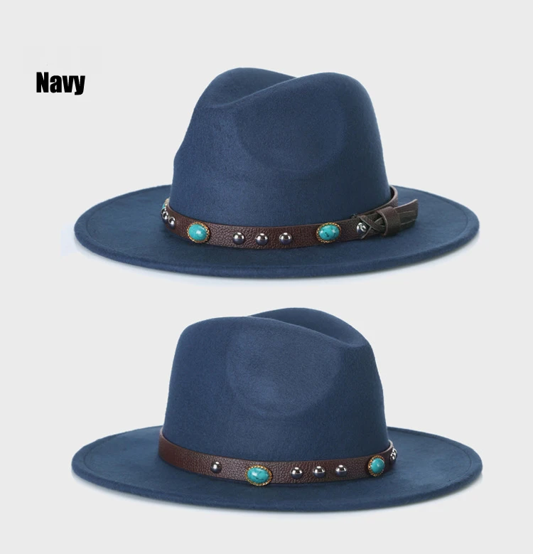 new Fashion men fedoras women's fashion jazz Hat European American Round Caps Bowler Hats outdoor casual hat