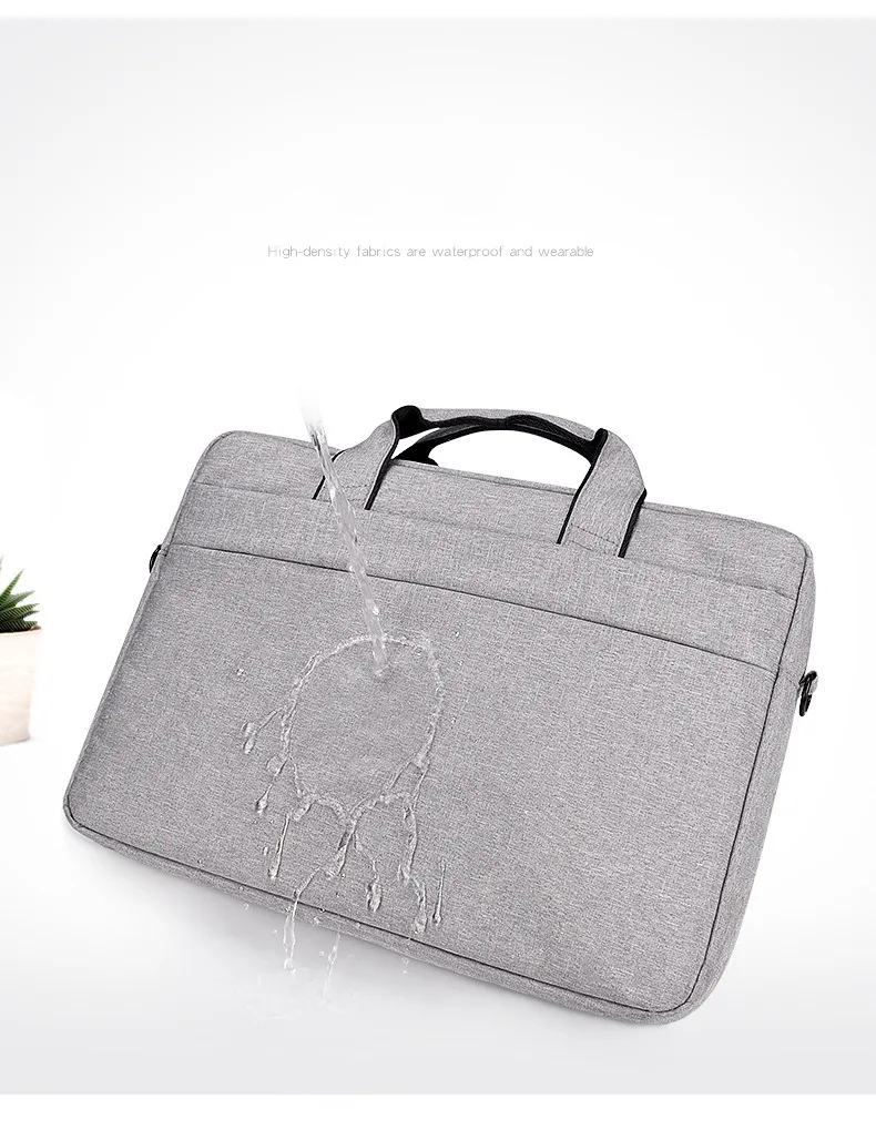 Универсальная сумка-мессенджер для ноутбука Macbook Air 12 дюймов, водонепроницаемая нейлоновая сумка для ноутбука Pro 13 дюймов 15 дюймов, сумка через плечо для Dell lenovo hp
