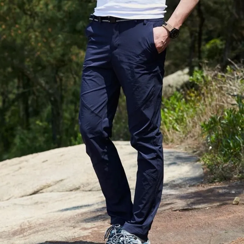 2021 летние дышащие Slim Fit эластичный флисовая Спортивные штаны для Для мужчин