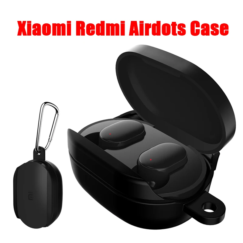 Xiaomi redmi airdos чехол для наушников силиконовый комплект защитный чехол против падения для airdots легко носить с собой