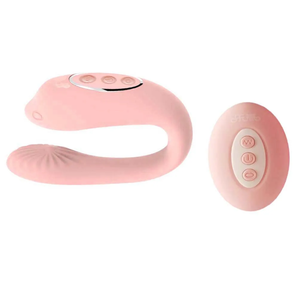 Фаллоимитатор для точки G вибратор кролик женщин двойная перезаряжаемая