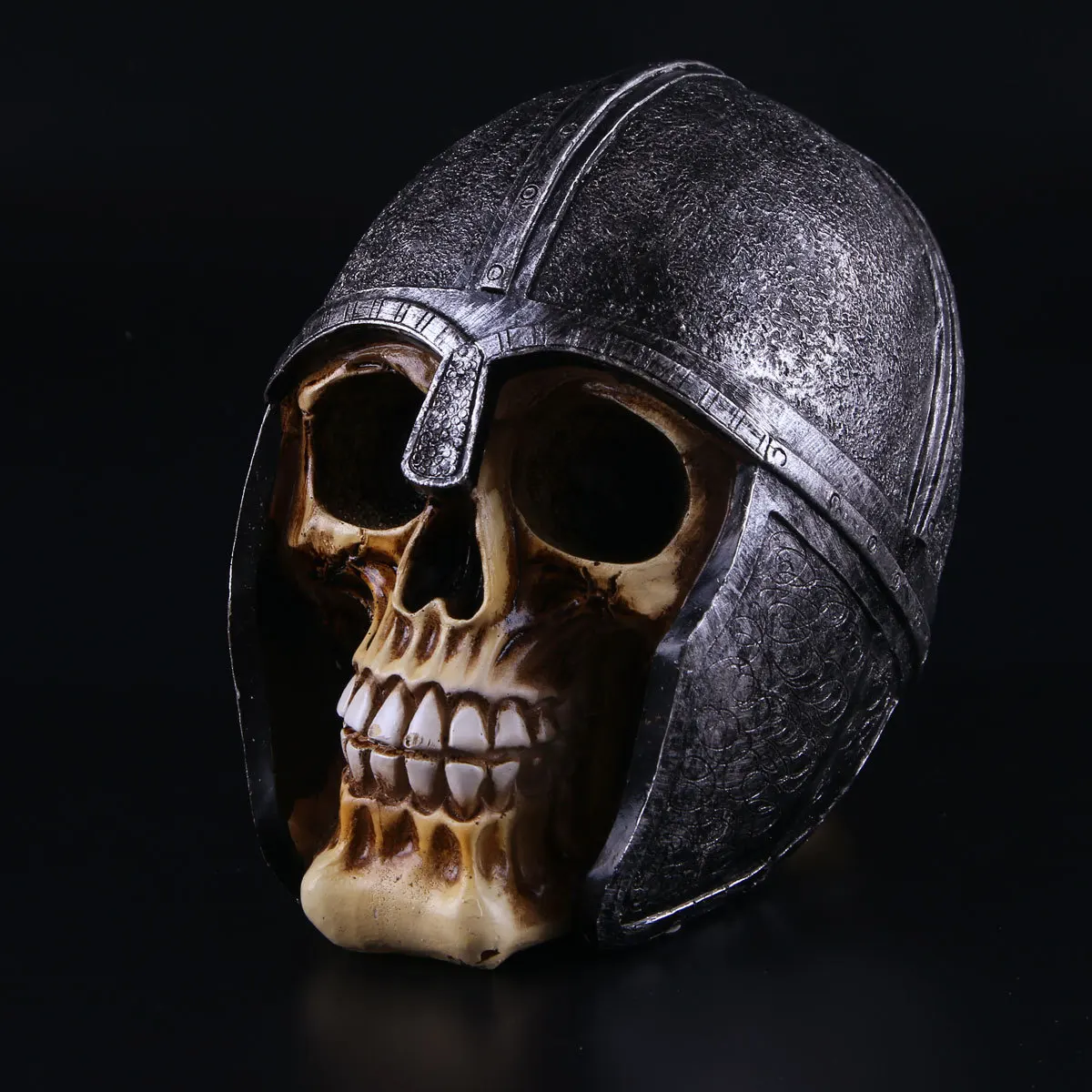 Полимерный шлем Череп Статуи Armor Warrior Skull Ремесленная человеческого голова черепа