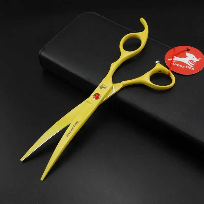 7 дюймов Профессиональные ПЭТ Уход за лошадьми ножницы прямые и филировочные &