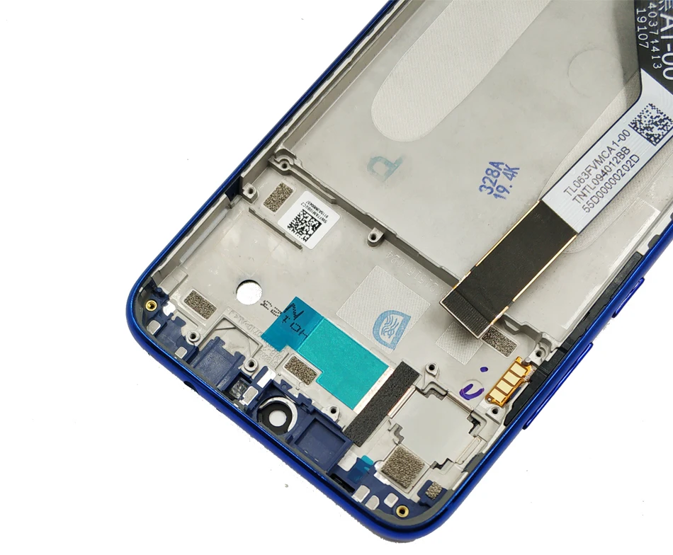 6," для Xiaomi Redmi Note 7 Pro ЖК-дисплей с рамкой, кодирующий преобразователь сенсорного экрана в сборе, запасные части для ЖК-сенсорного экрана