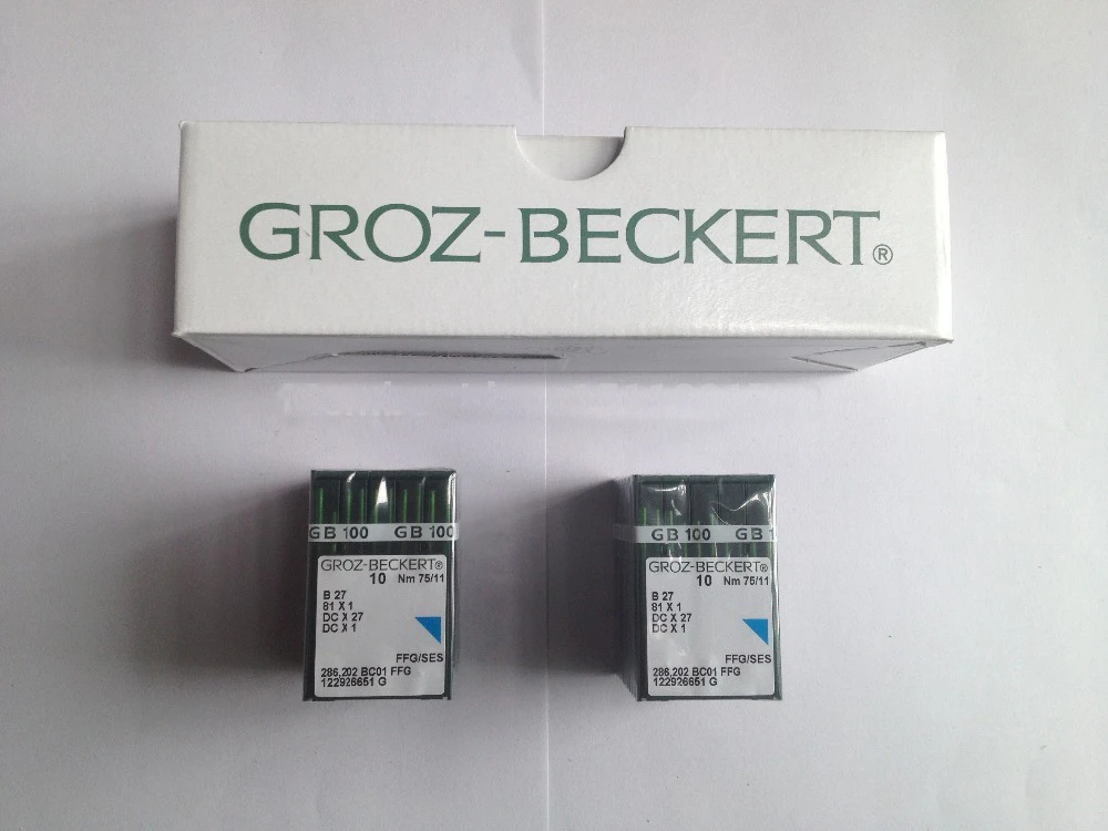 100% Оригинальные GROZ BECKERT иглы сделано в Германии B27 DCX27 Размер 75/11|needle file|needle feedneedle