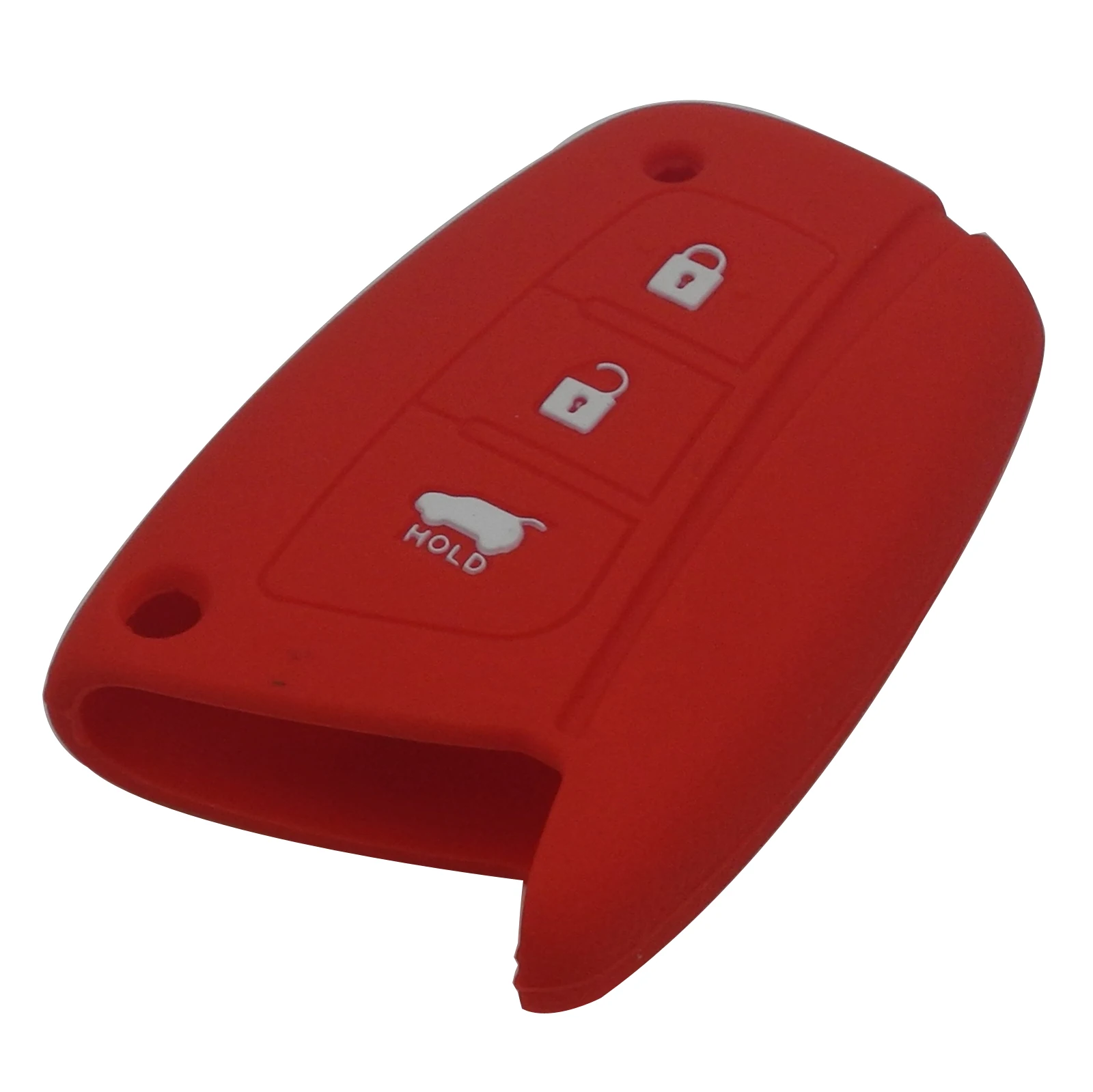 

jingyuqin 3B Car Key Case Cover Silicone Shell Key Cover For Hyundai Grand Santa Fe 2015 Smart Key