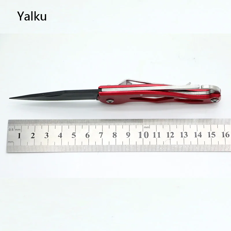 Yalku, острый карманный нож, армейский нож, мини-нож, инструмент для выживания на открытом воздухе, для кемпинга, охоты, тактический спасательный нож, превосходный нож