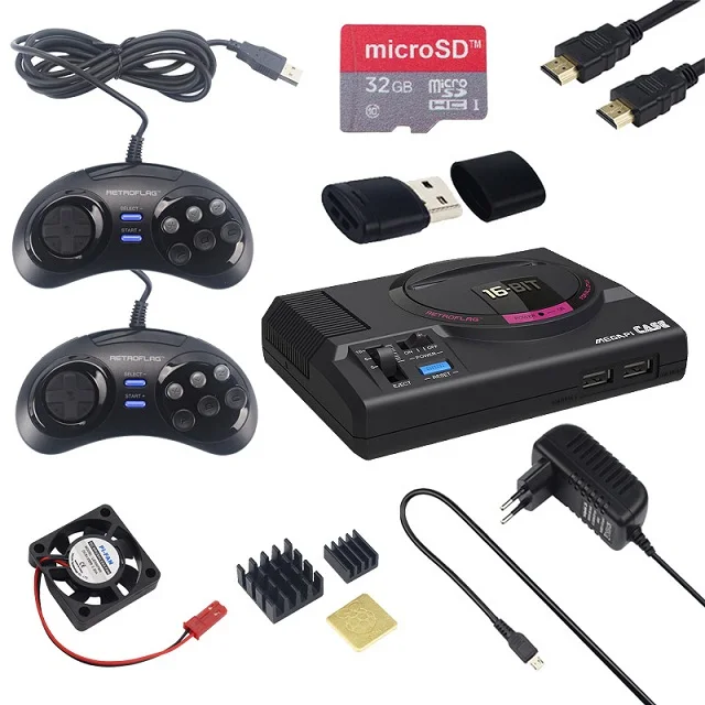 Case Kit Retroflag MEGAPi чехол Raspberry Pi 3 Чехол коробка с функциональной кнопкой классический USB геймпад для Raspberry Pi 3 Model B+ Pi3 B Plus - Цвет: Case Kit