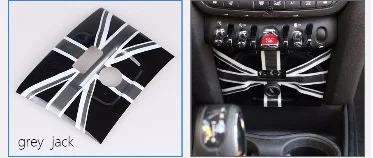 PC Union Jack AUX Зажигалка накладка чехол наклейка для mini cooper F60 земляк автомобиль-Стайлинг интерьера украшения