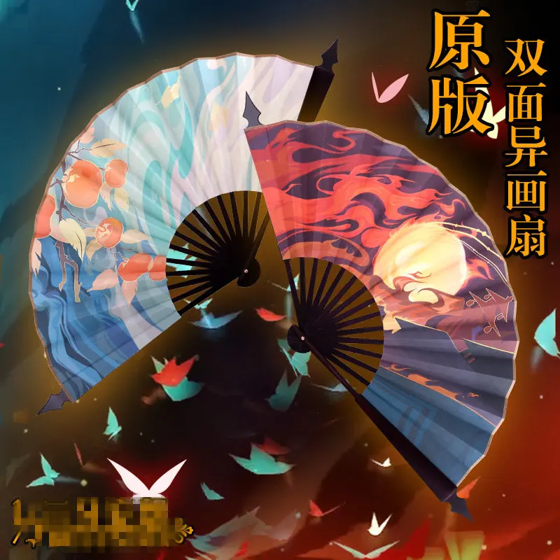 Onmyoji SSR Shiranui нет пробуждения кимоно униформа для косплея - Цвет: fan