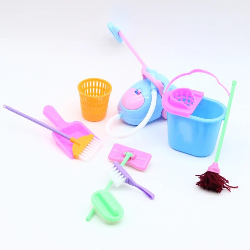 9 шт. Набор для уборки мебели девочек набор домашнего интерьера Забавный пылесос