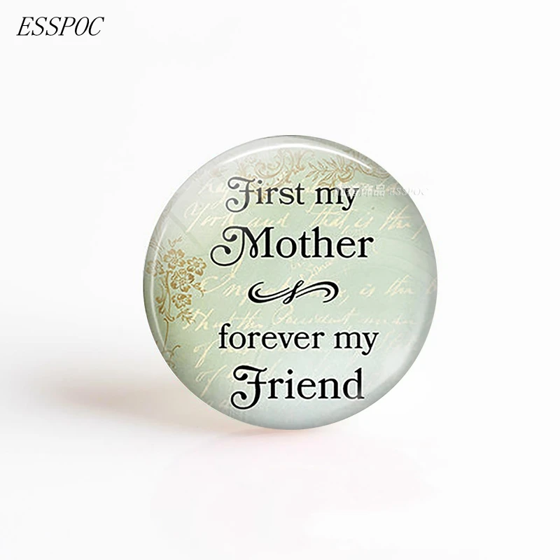 5PCS/SET Inspirational Quote Funny Words Glass Cabochon Dome 25mm Handmade Jewelry Craft Supplies DIY Mother Day Gifts | Украшения и
