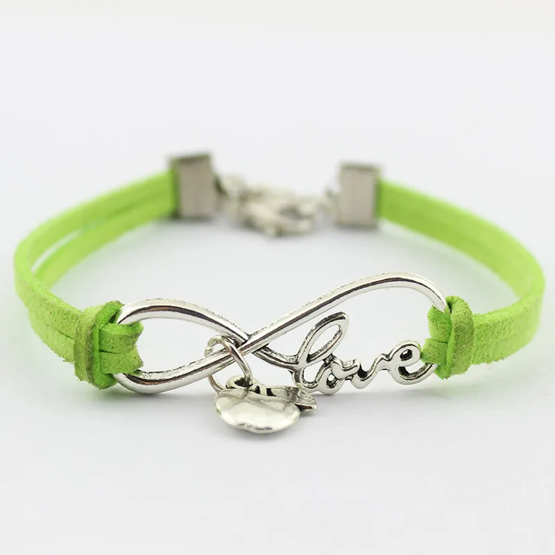 Модные парные кольца для влюбленных бесконечность серебро милый цвет подвеска в