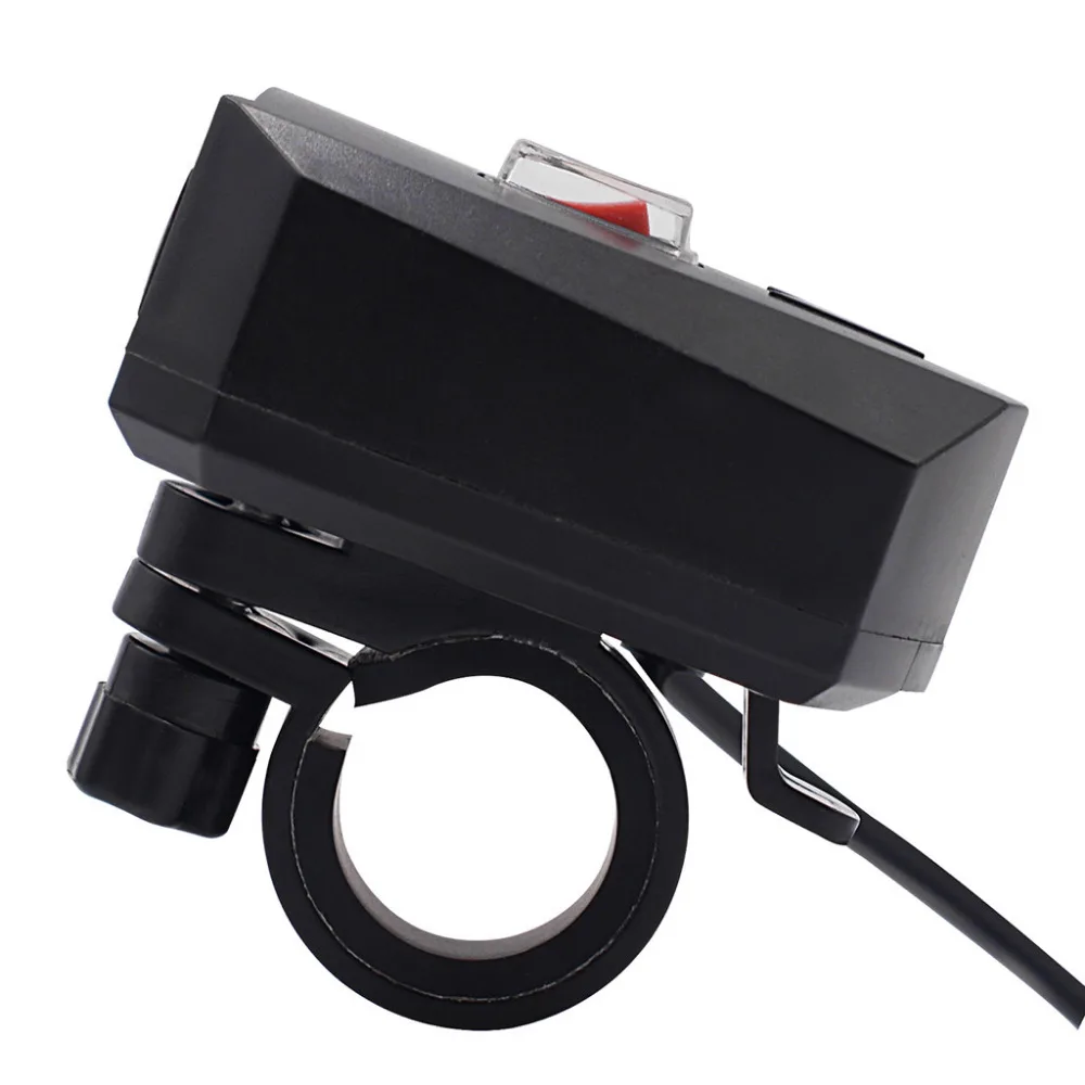 5V водонепроницаемый 2USB мотоцикл сотовый телефон GPS питание розетка зарядное