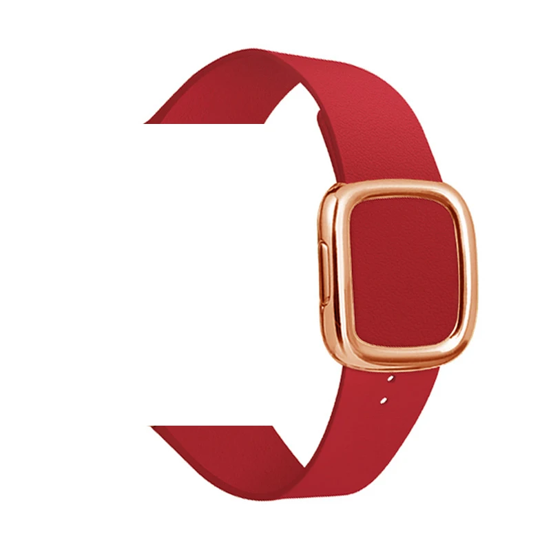Чехол из натуральной кожи современный стиль ремешок для наручных часов Apple watch, версии 44/40 мм спортивный браслет на запястье, аксессуары для наручных часов iWatch, 4/3/2/1/42 38 м