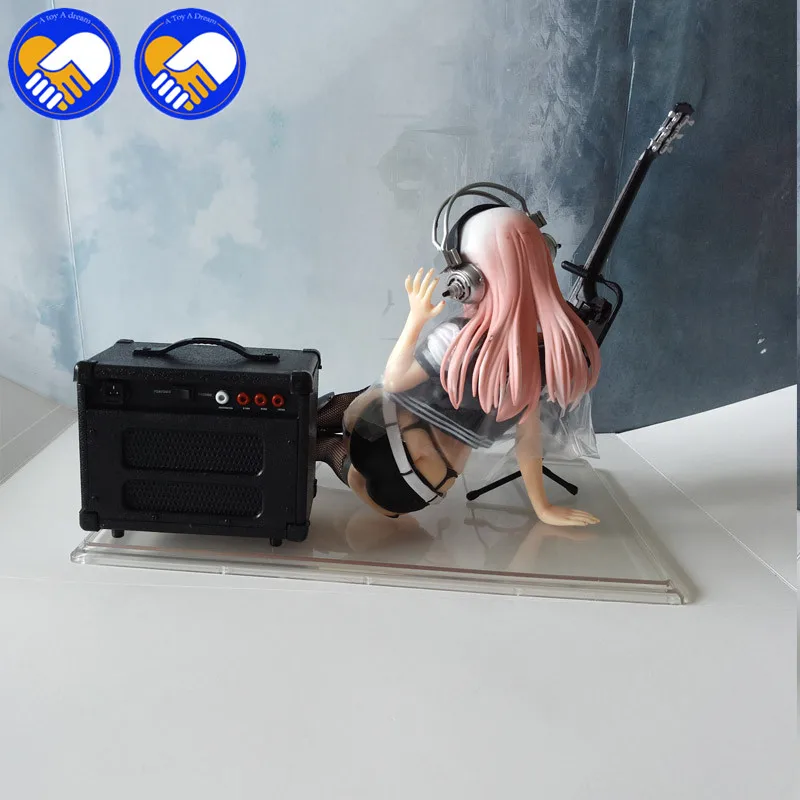 Купальник fuyu SONICO супер Соник 14 см ПВХ аниме фигурка модель с гитара бикини для