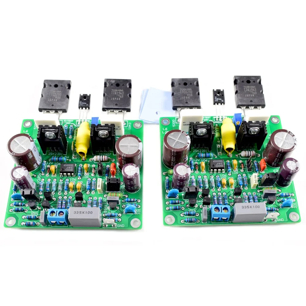 Одна пара L6 DIY Accuphase E210 модифицированная версия золотистый Скорпион усилитель