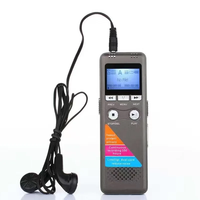 Профессиональный шумоподавляющий USB-рекордер YOLORD с большим аккумулятором на 8 ГБ