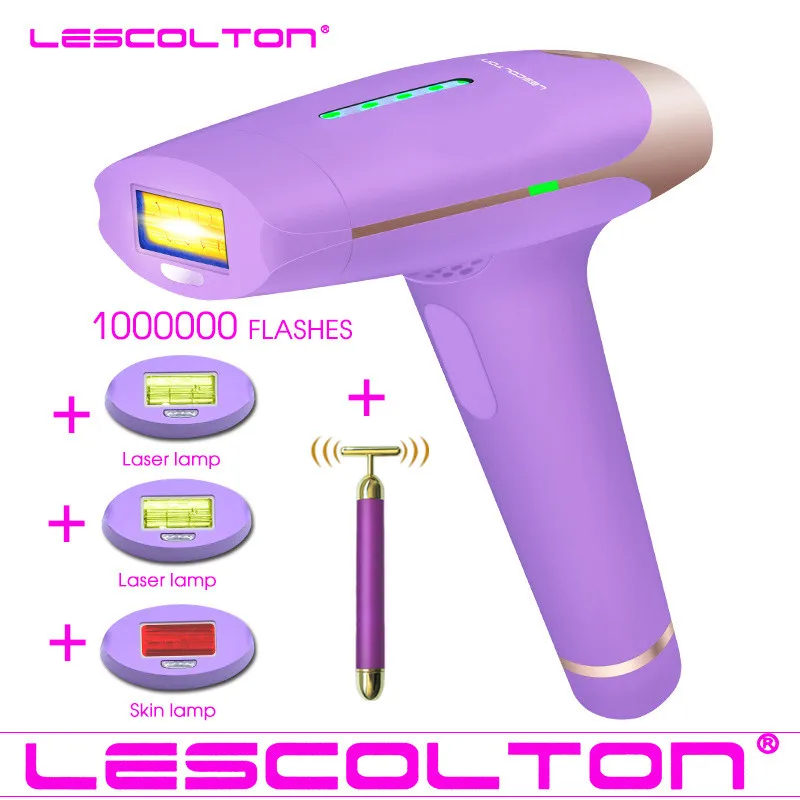 Lescolton 1000000 раз IPL эпилятор 4в1 Лазерная машинка для волос T009S лазерный эпилятор удаление волос перманентное бикини