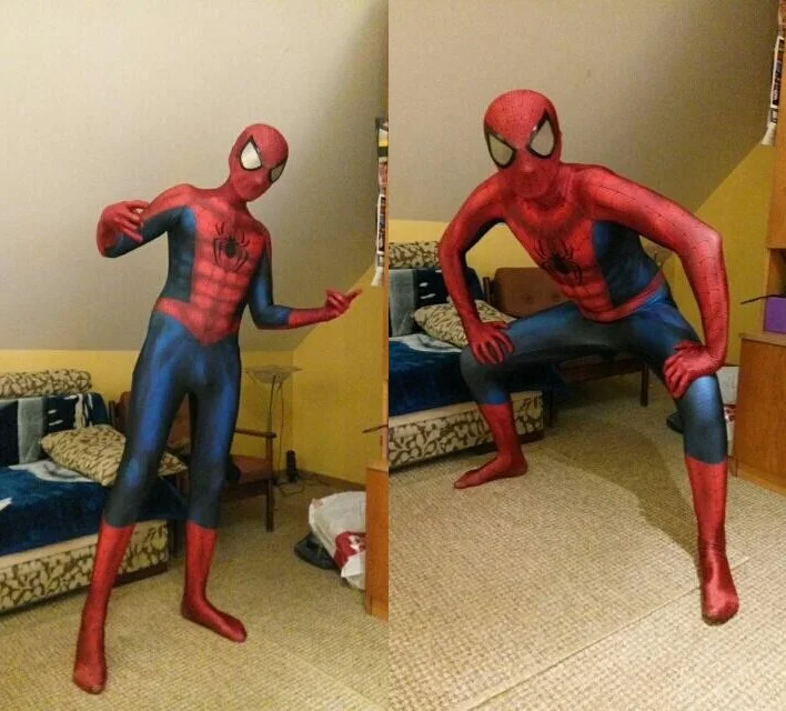 Костюм Человека паука с 3D принтом костюм для косплея супергероя Хэллоуина|spiderman