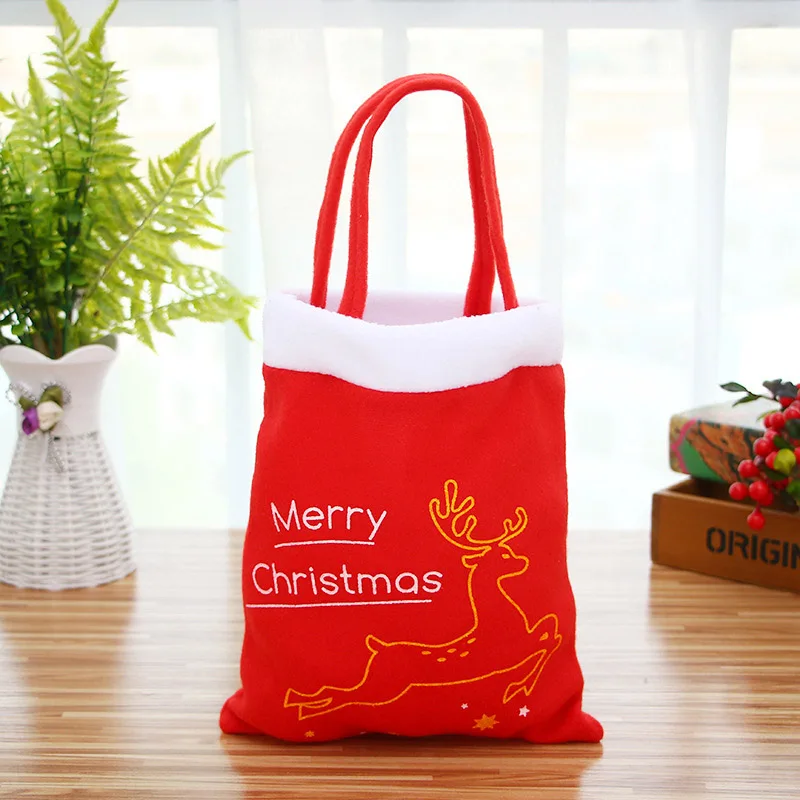 1Pc Santa Claus Backpack File Holder Children's Backpacks Christmas Eve Elk Gift Bag School Supplies Family Bags | Канцтовары для