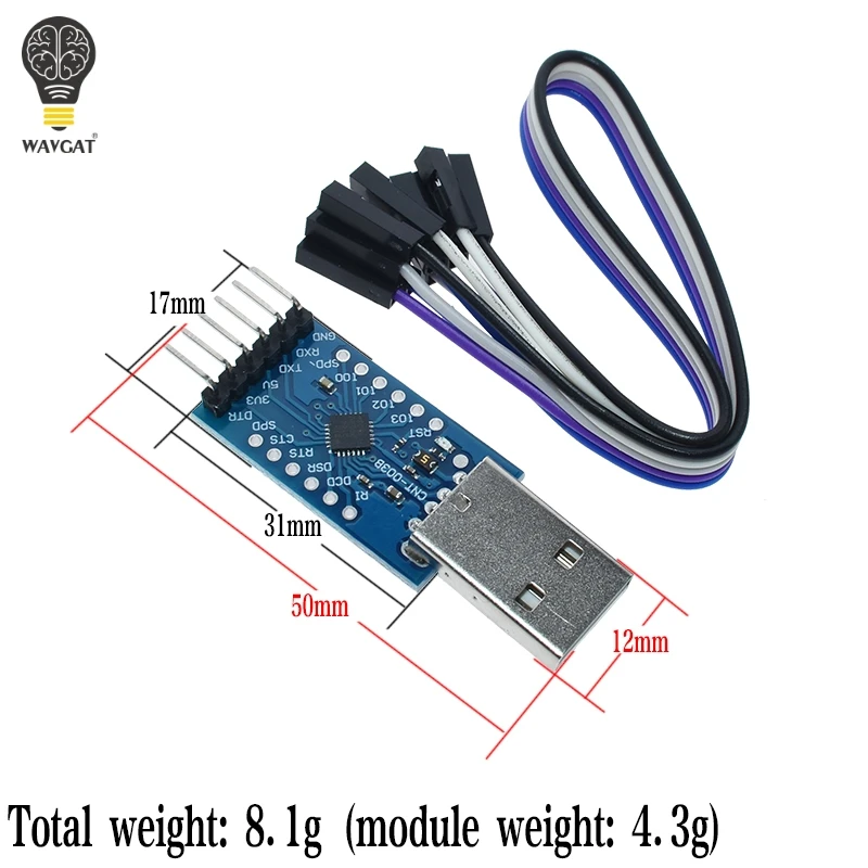 Серийный преобразователь CP2104 USB 2 0 в TTL UART 6-Контактный Модуль STC PRGMR замена CP2102 на