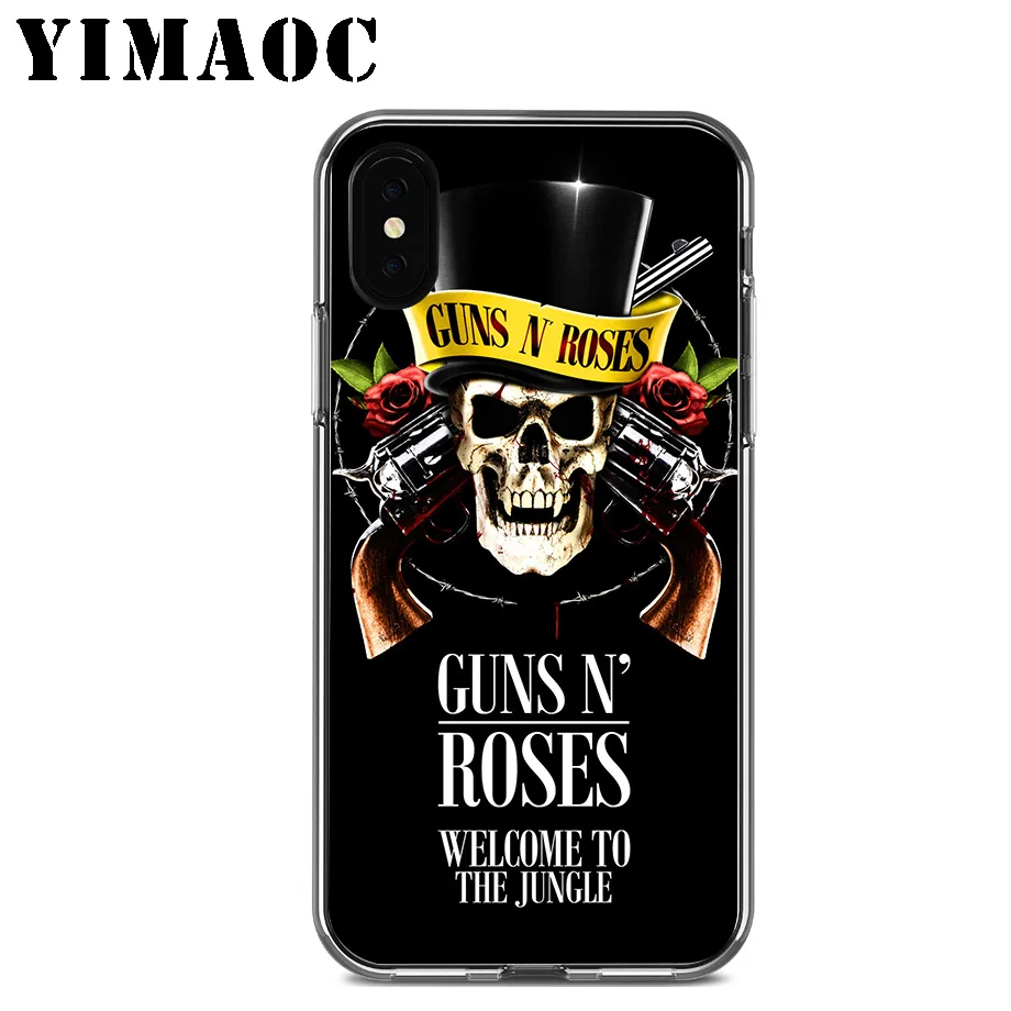 5 Мягкий силиконовый чехол YIMAOC guns n Roses для Apple Iphone 11 Pro Xr Xs Max X 10 8 Plus 7 6S 6 Plus SE 5S 5 7Plus 8 Plus - Цвет: 5