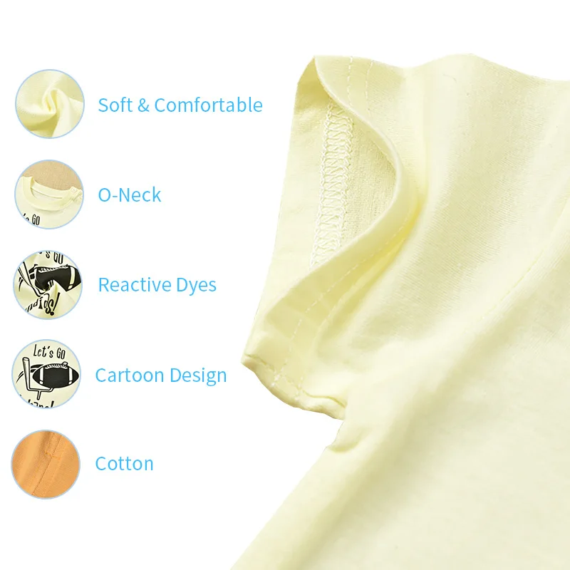 Комплекты детской одежды детская одежда для мальчиков и девочек летняя малышей