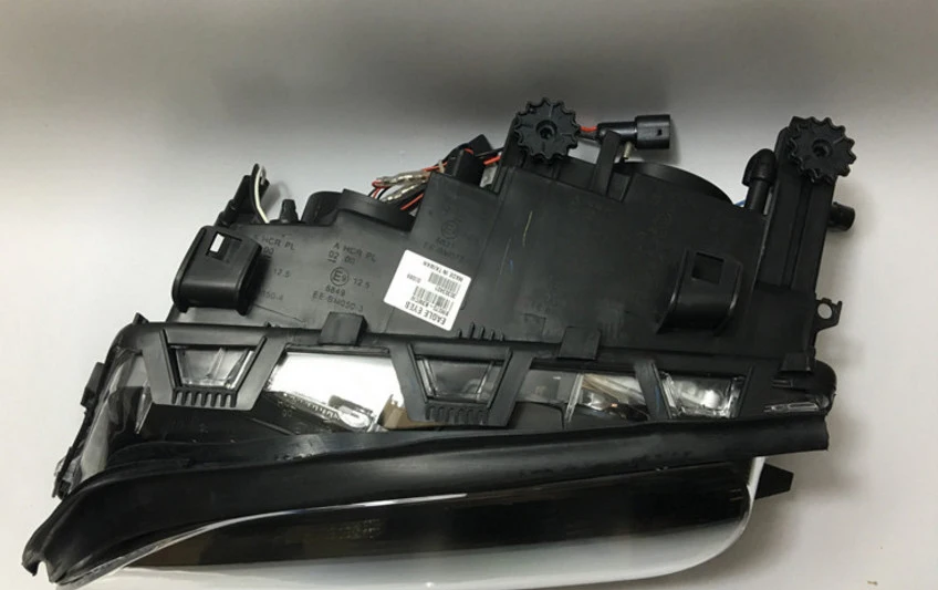 Qirun светодиодный глаза ангела фары в сборе с объектив для BMW E46 318i 320i 323i 325i 328i 330i