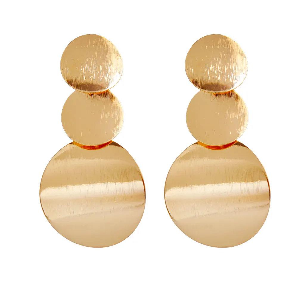 F &amp U brincos серьги из нержавеющей стали Круглый болт серьги-гвоздики для мужчин и