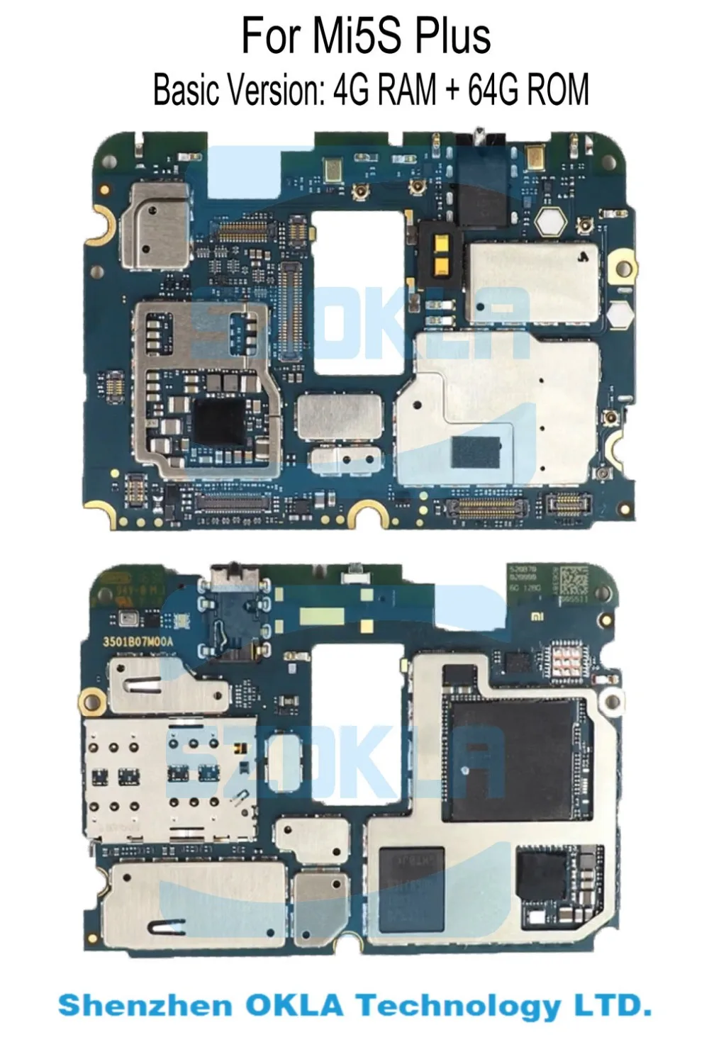 Оригинальная б/у материнская плата для Xiaomi Mi Φ M5S Mi5S Plus 4G RAM 64GB ROM замена