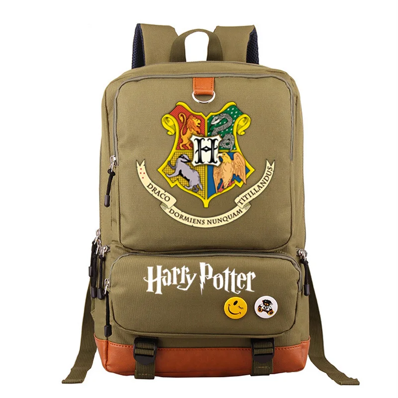 Magic Shool Slytherin Gryffindor школьная сумка для мальчиков и девочек Женский Рюкзак Школьная