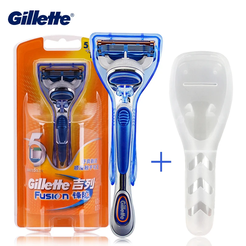Прямая бритва Gillette Fusion для бороды и волос безопасная 1 держатель бритвы