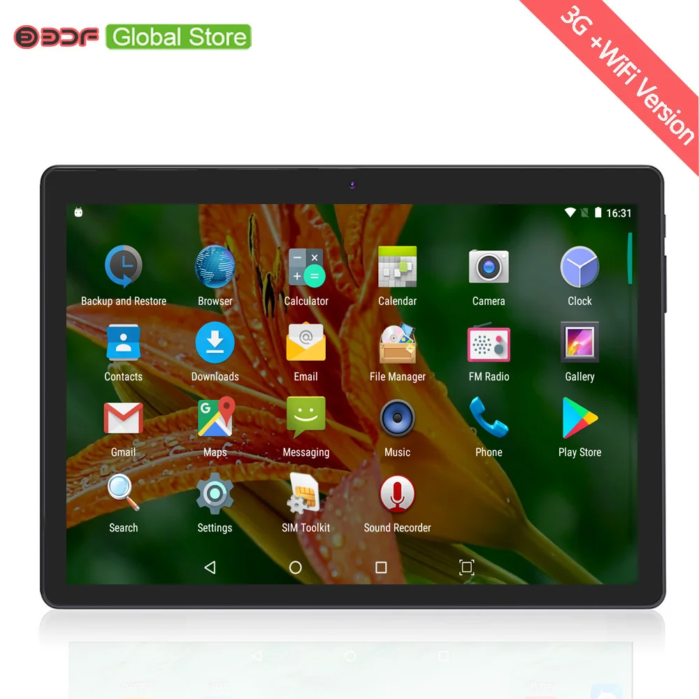 10 дюймов Android 6,0 планшетный ПК четырехъядерный 1280 ips Lcd 4 Гб ОЗУ+ 32 Гб ПЗУ Встроенный 3G мобильный телефон sim-карта планшет 5 Мп с высокими камерами