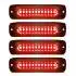 4x Truck Side Marker Light Car LED Front Strobe Red Universal 18w | Автомобили и мотоциклы