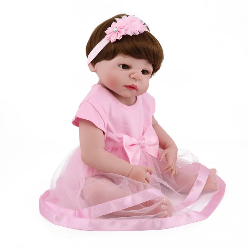 NPKDOLL игрушки полная силиконовая реборн кукла-младенец Детские реалистичные Adora