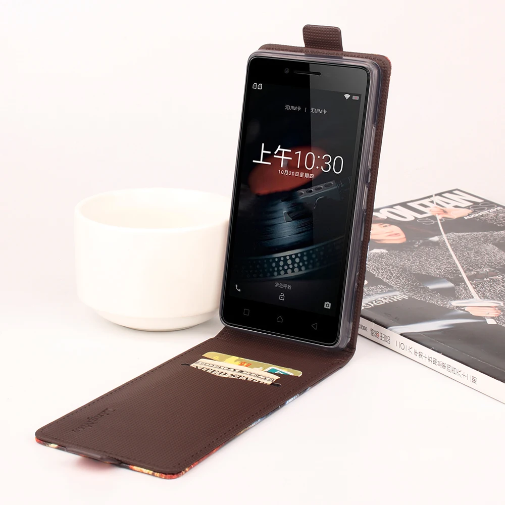 Flip Phone Cover Cases High version for Lenovo lemon K10 Case 3D Tiger Pattern Vertical For K5 Note Bag case | Мобильные телефоны и