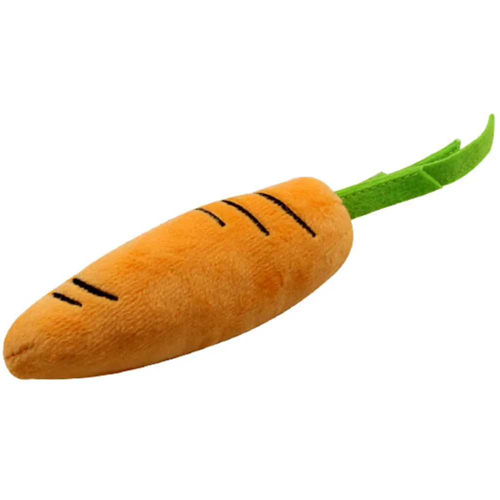 1 шт. морковь овощи курица барабан кости писк игрушка для Плюшевая собачка