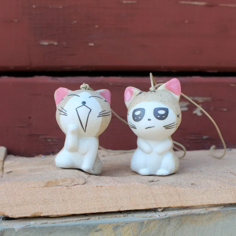 2 шт./лот колокольчики для ветра домашние креативные керамические ручной работы в