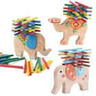 Слонверблюд, деревянные игрушки для детей, настольная игра для детей, Обучающие игрушки Монтессори