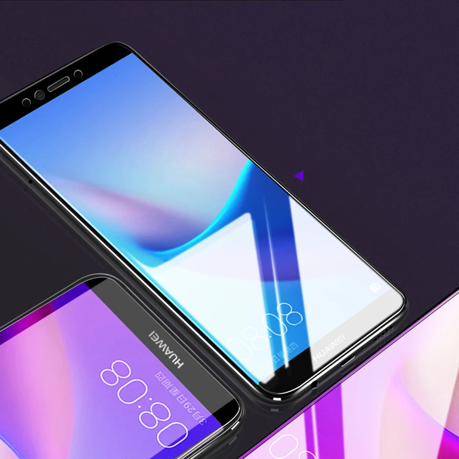 Защитное Закаленное стекло-светильник синего и фиолетового цвета для huawei P20 Lite Pro Nova 3E mate 20X10 Lite Pro mate 30 Lite