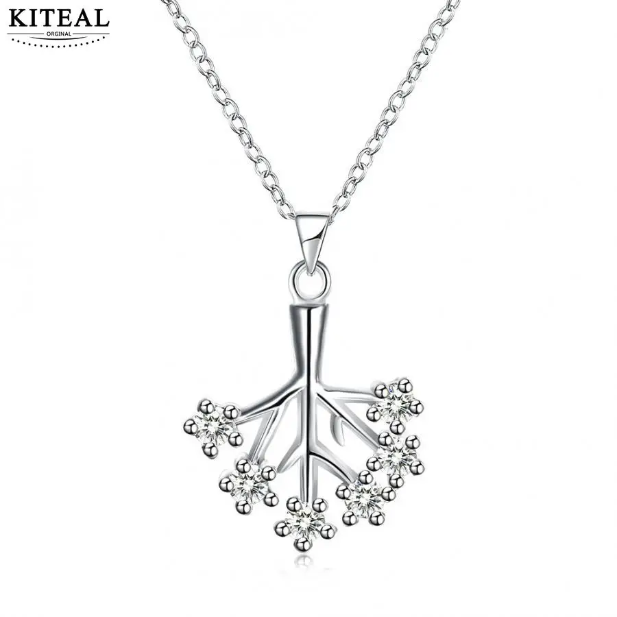 KITEAL новая продажа посеребренные белые женские подвески Древо жизни винтажное