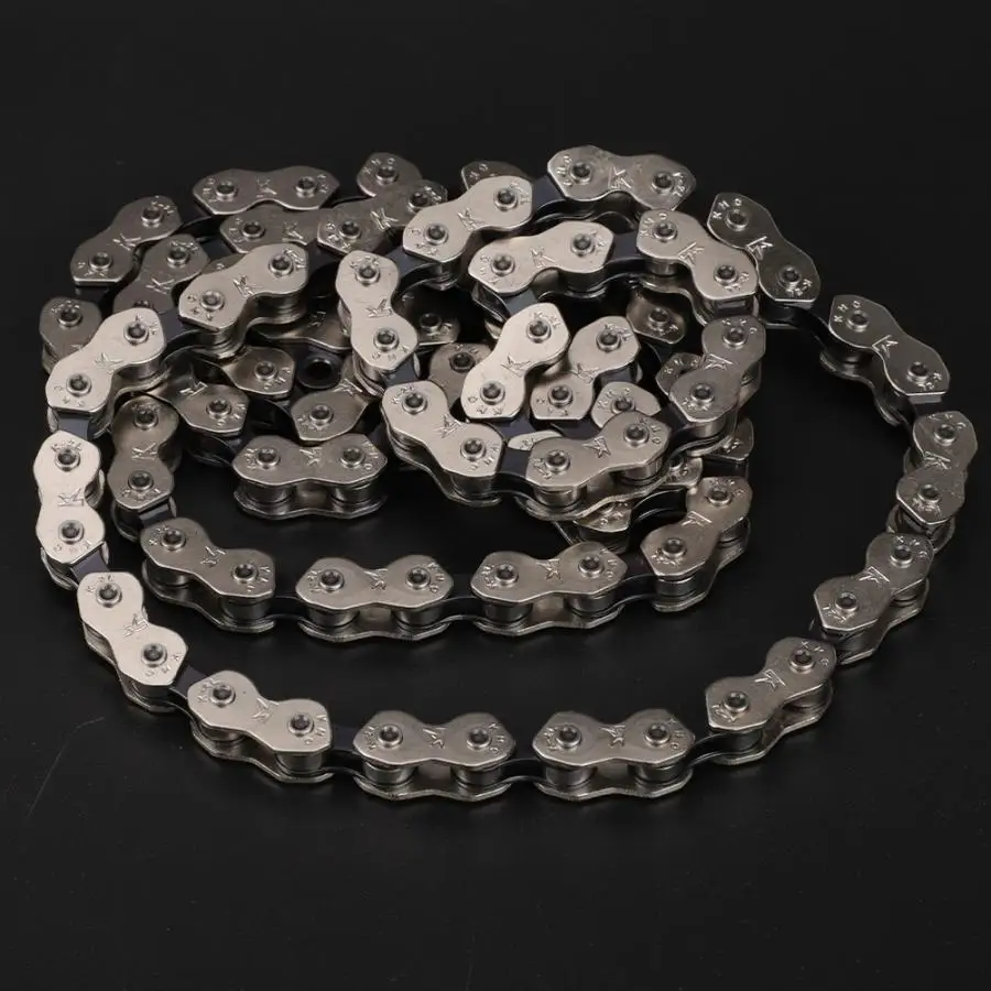 100 Links Bicycle Chain Mountain Bike Road Single Speed Stainless Steel Magic Button Accessory | Спорт и развлечения