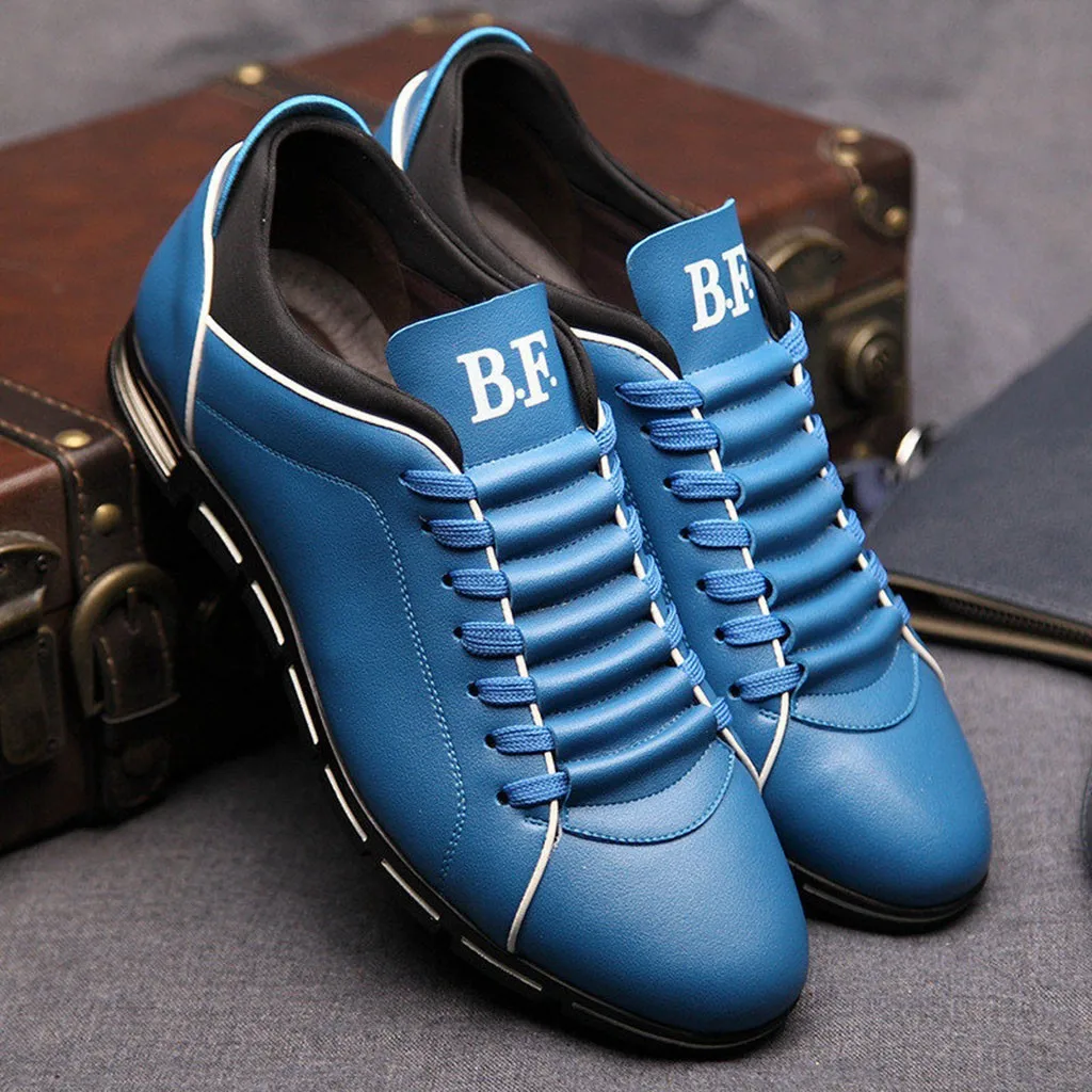 New Big Size 38-48 Men Shoes Leather Summer Round Toe Casual Fashion For Men's Flat | Обувь