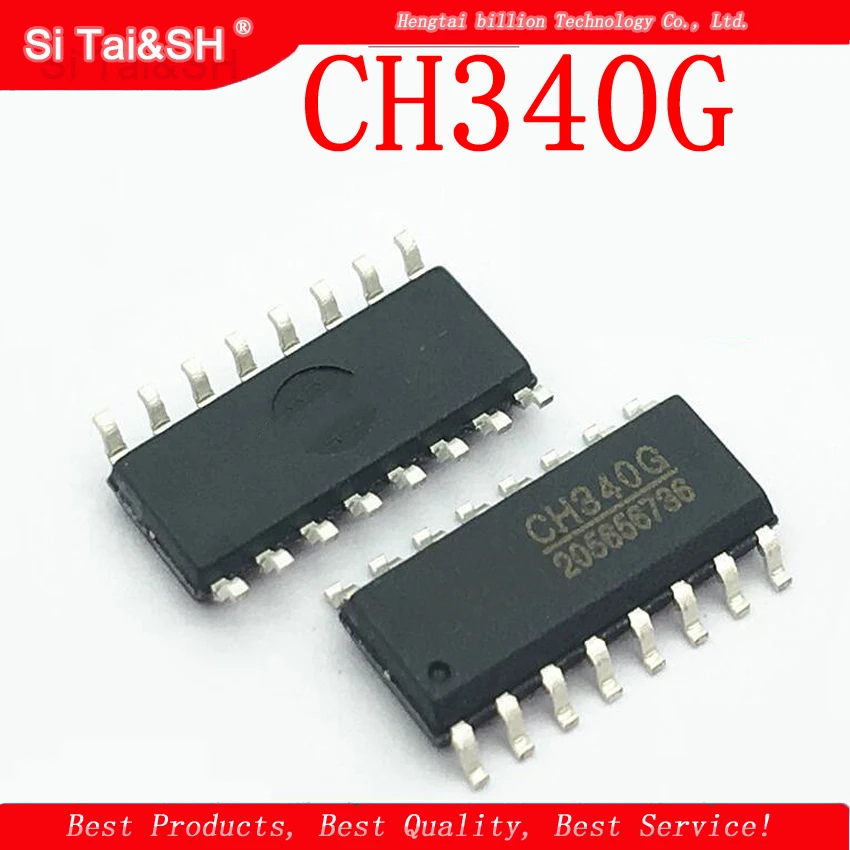10 шт./лот оригинальный CH340G SOP16 IC R3 плата Бесплатный USB кабель серийный чип SOP-16 CH340 SOP