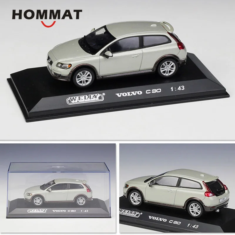 Hommate моделирование Welly 1/43 весы Volvo C30 сплав металла 1:43 литые игрушечные машинки