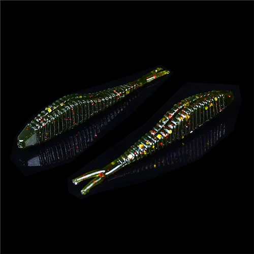 colorE 10 шт./лот Shad Мягкая приманка 6 см/7 см 1,5 г/2,5 г для рукоятки крючок под червя roofvissen искусственная силиконовая Форель Приманка мягкий гольян - Цвет: colorE
