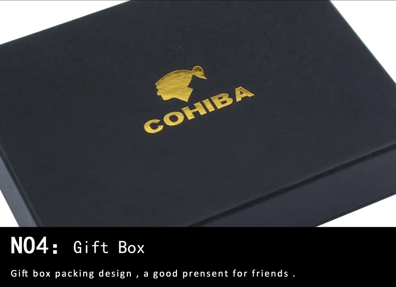 COHIBA зажигалка для сигар 3 струйный газовый фонарь бутан зажигалка резак острые аксессуары для сигар W/Ciagar удар и подарочная коробка