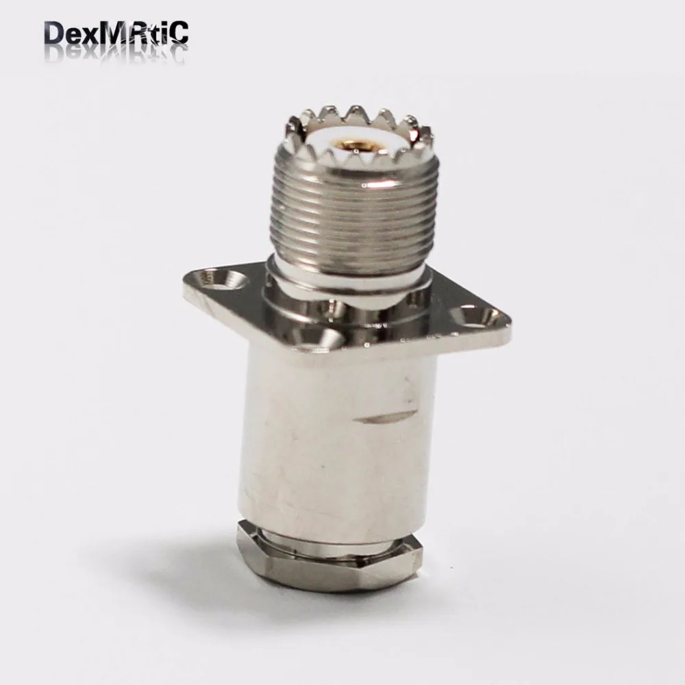 1 шт. Новый RF UHF гнездовой разъем с для RG8 RG213 LMR400 4-отверстие Панельное крепление